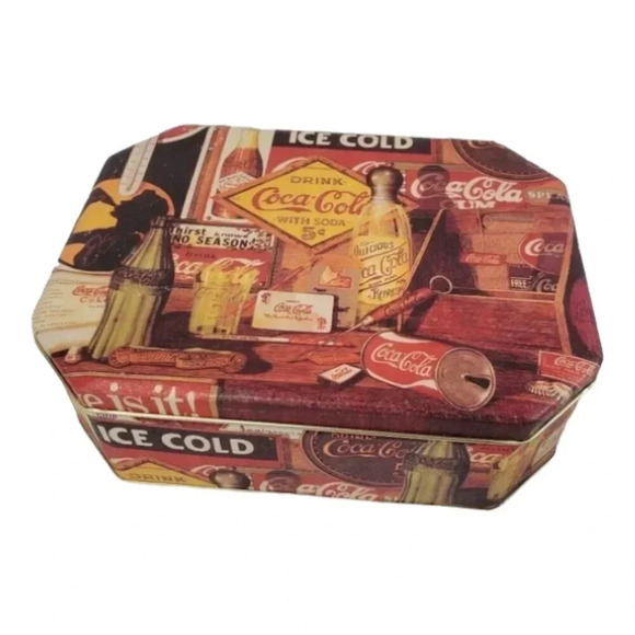1997 Coca Cola Sports Work Bench Tin Coca Cola 90s Vintage Collectible Tin Box64 - Picture 1 of 10